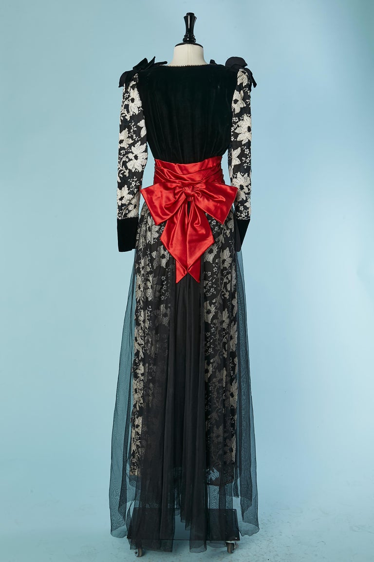 black lace dress with red belt Bebe Women's Sweetheart Bustier Lace Dress