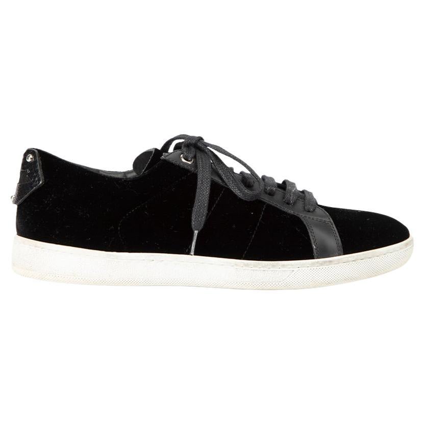 black velvet trainers womens