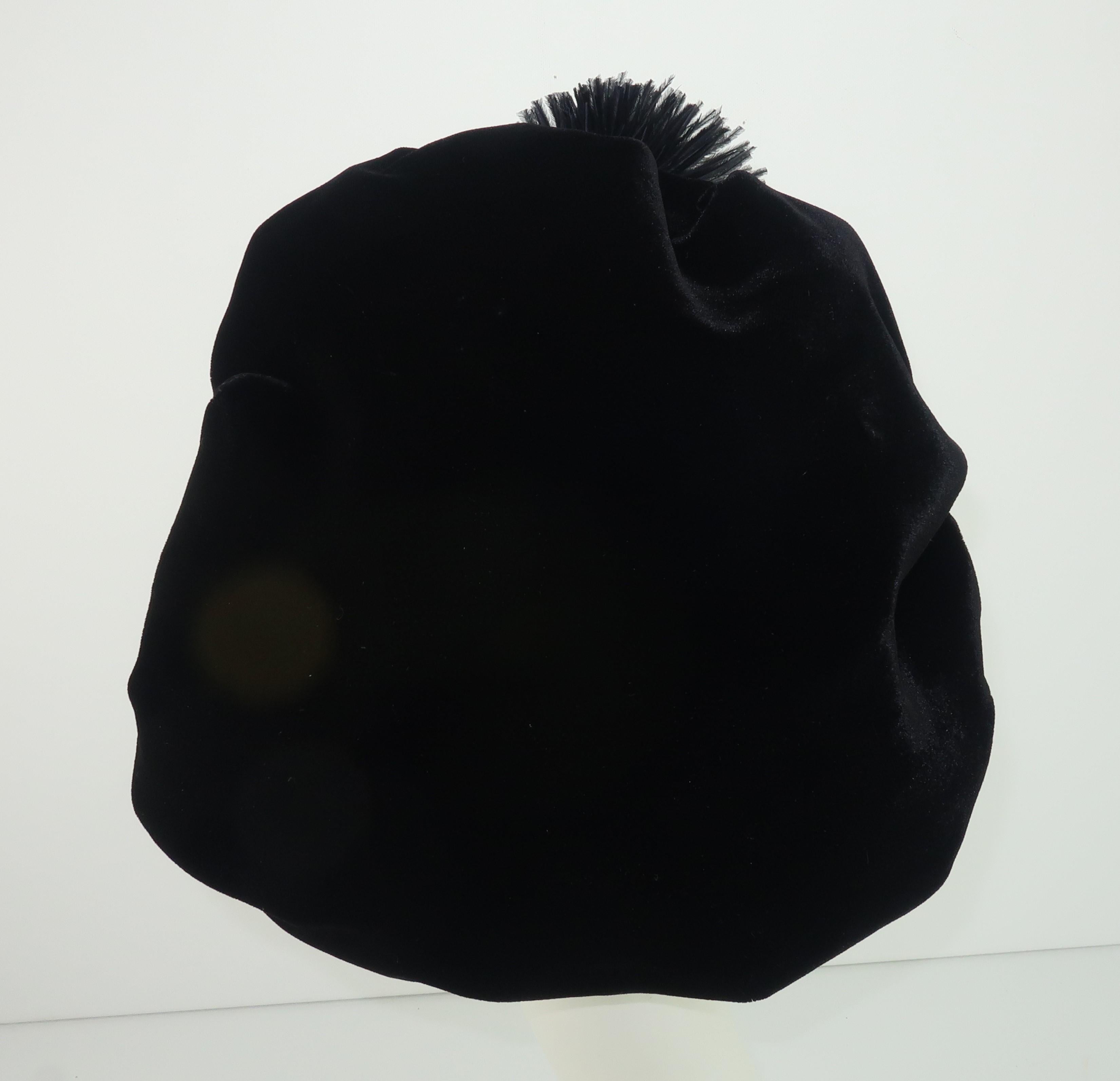 black beret hat