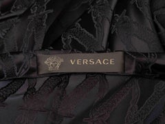 Black Versace Fall/Winter 2019 Jacquard Long Sleeve Dress Size IT 42