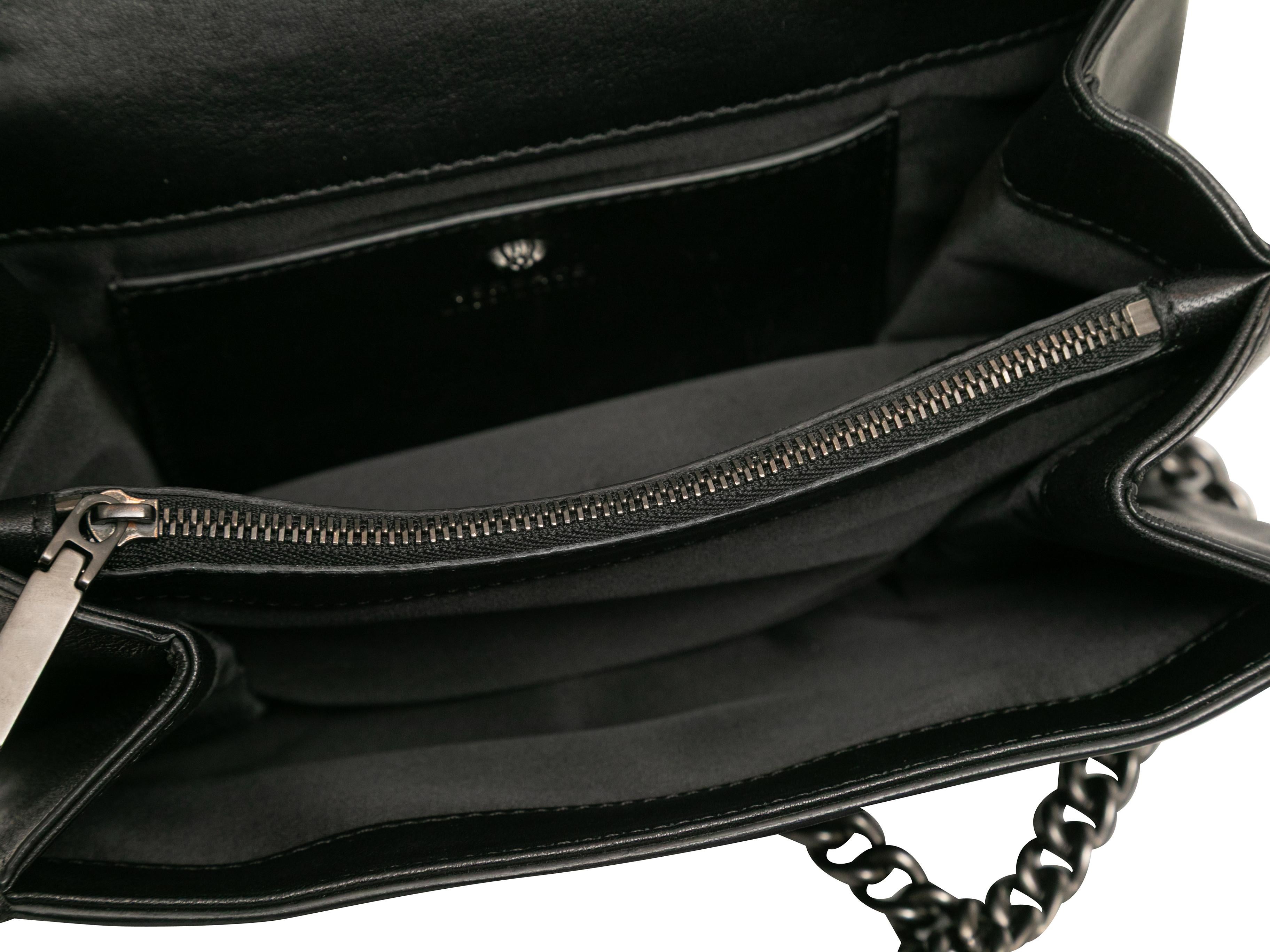 Black Versace Palazzo Medusa Head Shoulder Bag For Sale 2