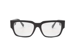 Black Versace Rectangular Medusa Glasses