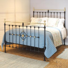 Black Victorian Antique Bed MK291