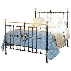 Black Victorian Antique Bed MK291