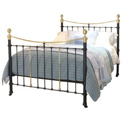 Black Victorian Antique Bed MK296
