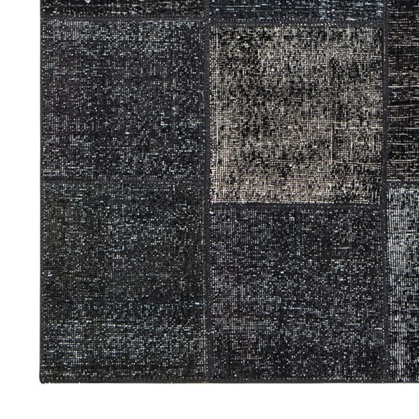Post-Modern Black Vintage Carpet by Massimo Copenhagen For Sale