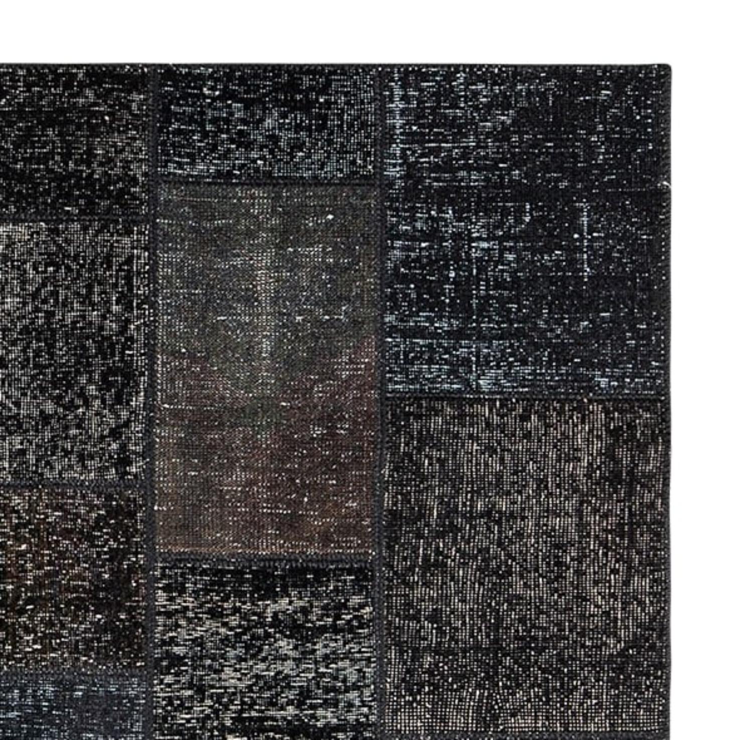 Contemporary Black Vintage Carpet by Massimo Copenhagen For Sale