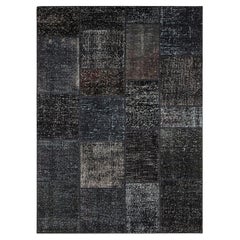 Schwarzer Vintage-Teppich von Massimo Copenhagen