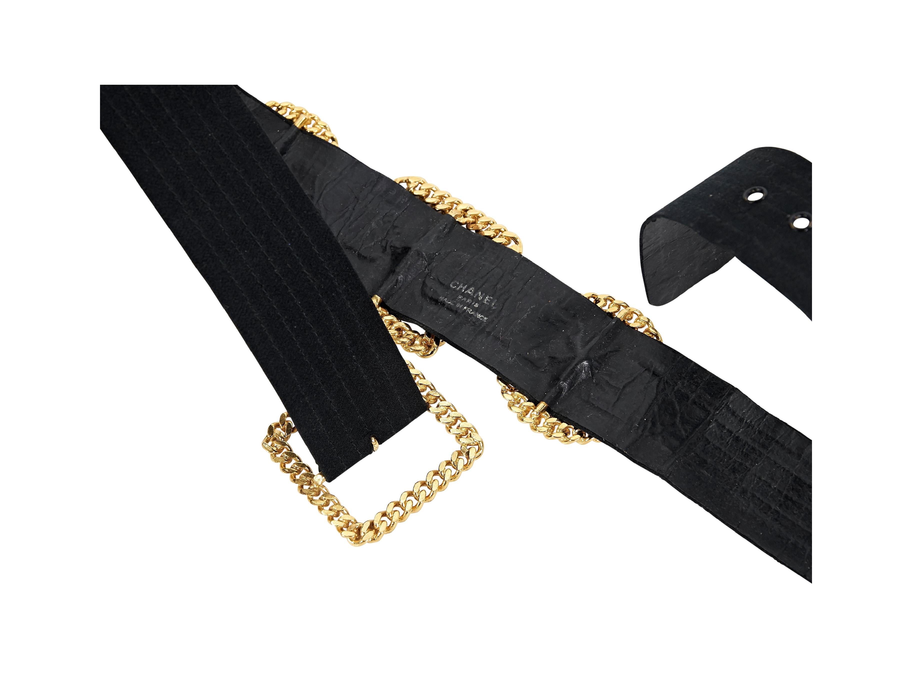 black chanel belt