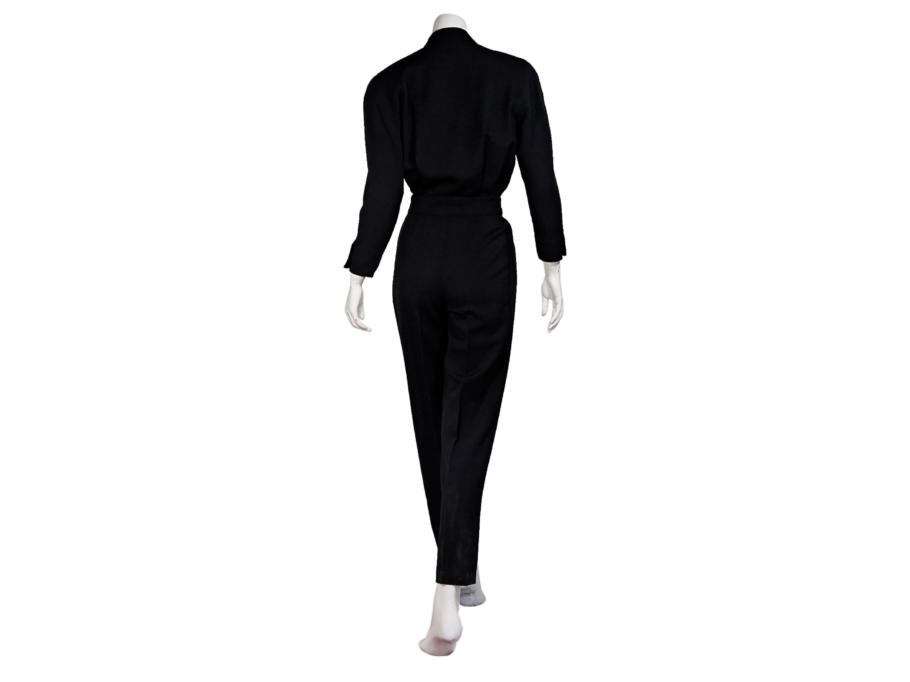 black and white tuxedo jumpsuit