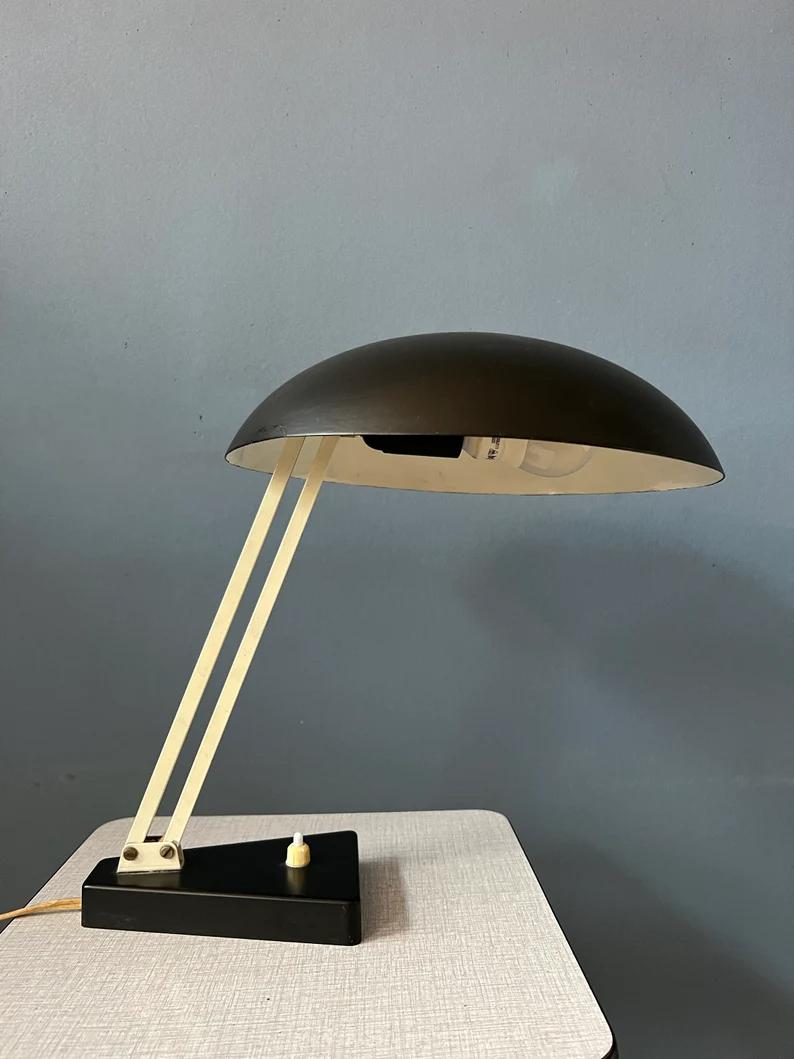 Lampe de bureau flexible noire de style Hala Bauhaus, 1970 en vente 3