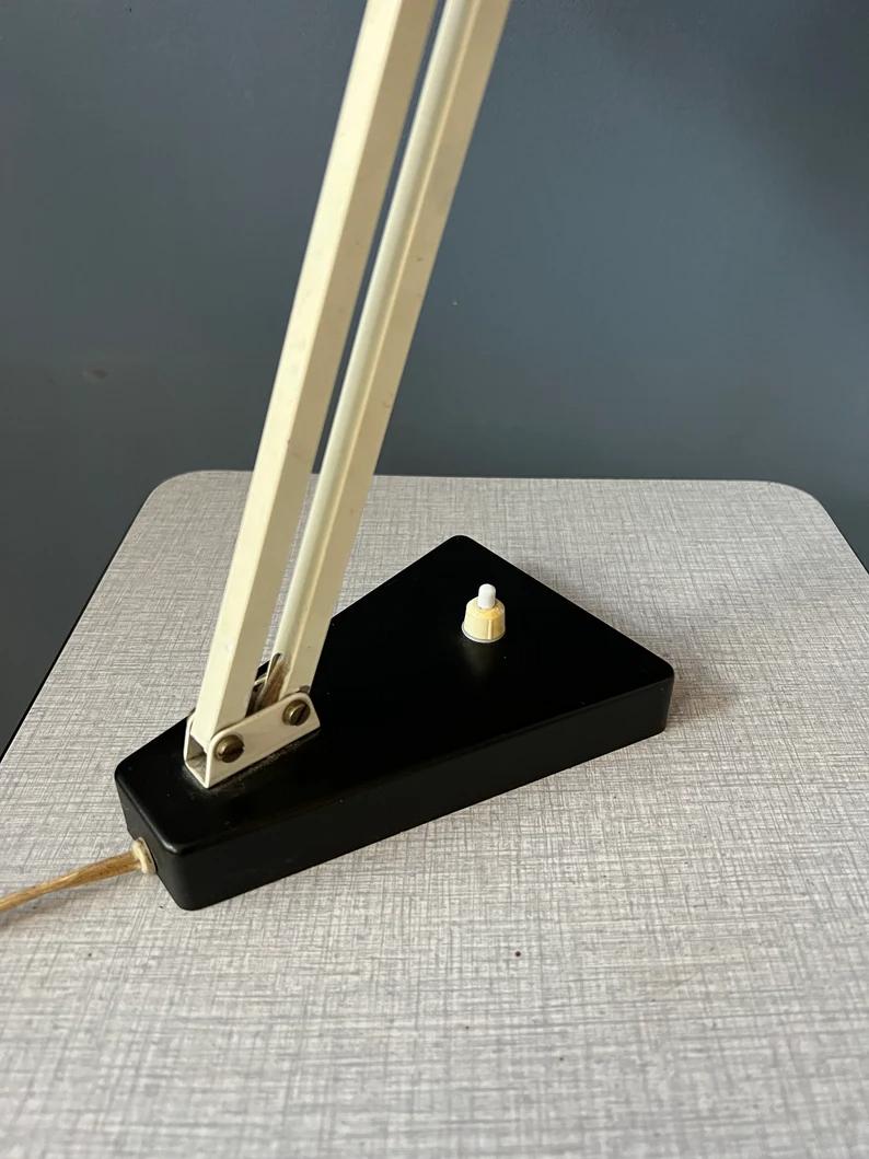 Black Vintage Flexible Desk Lamp by Hala Bauhaus Style, 1970s For Sale 4