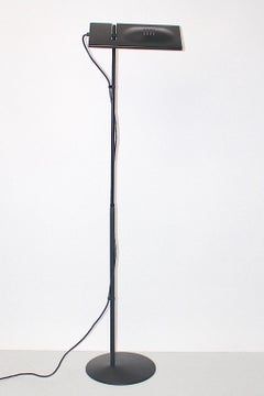 Black Vintage Floor Lamp Duna Terra Marco Colombo & Mario Barbaglia PAF Studio