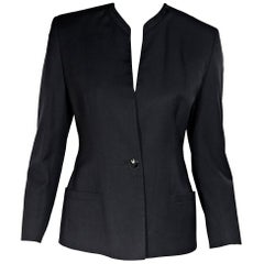 Black Vintage Gianni Versace Couture Blazer