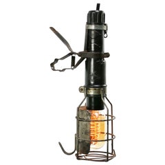 Black Vintage Industrial Iron Work Light Pendant Light