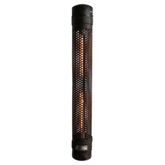 Luci da parete industriali in metallo vintage nere, lampade a incasso