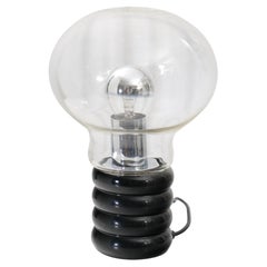Black Vintage Ingo Maurer Bulb Lamp