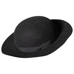 Barbisio Italian Vintage Black Hat 