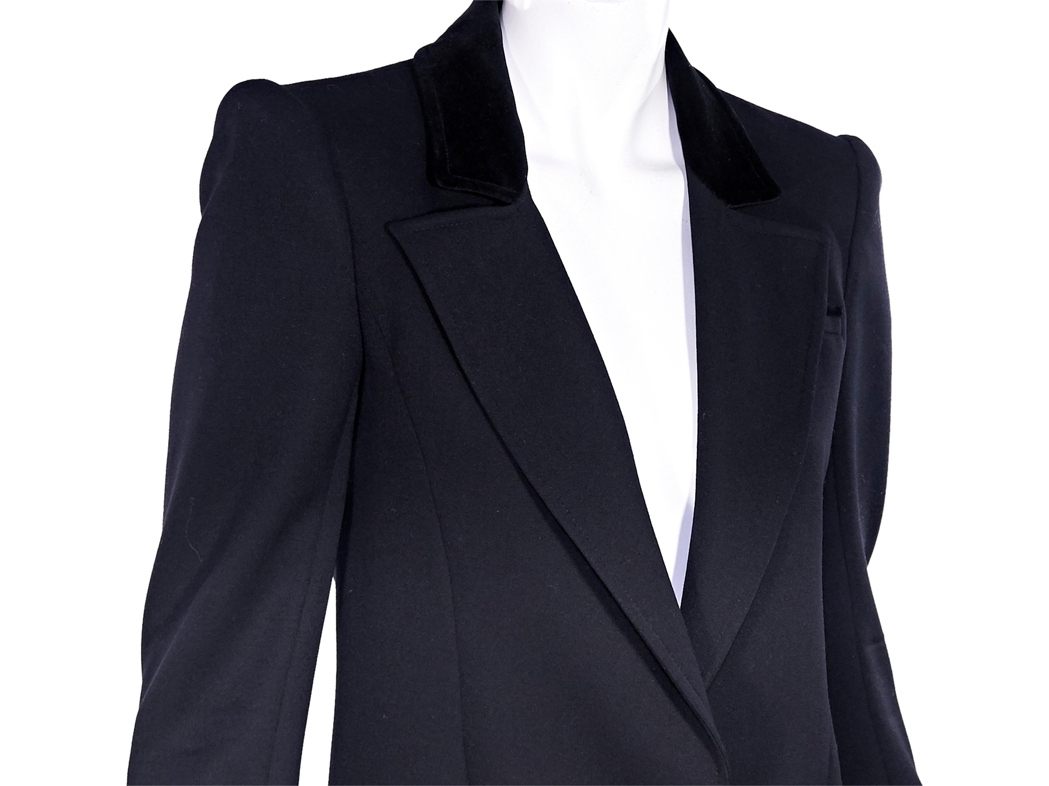 Women's Valentino Black Wool Cropped Jacket