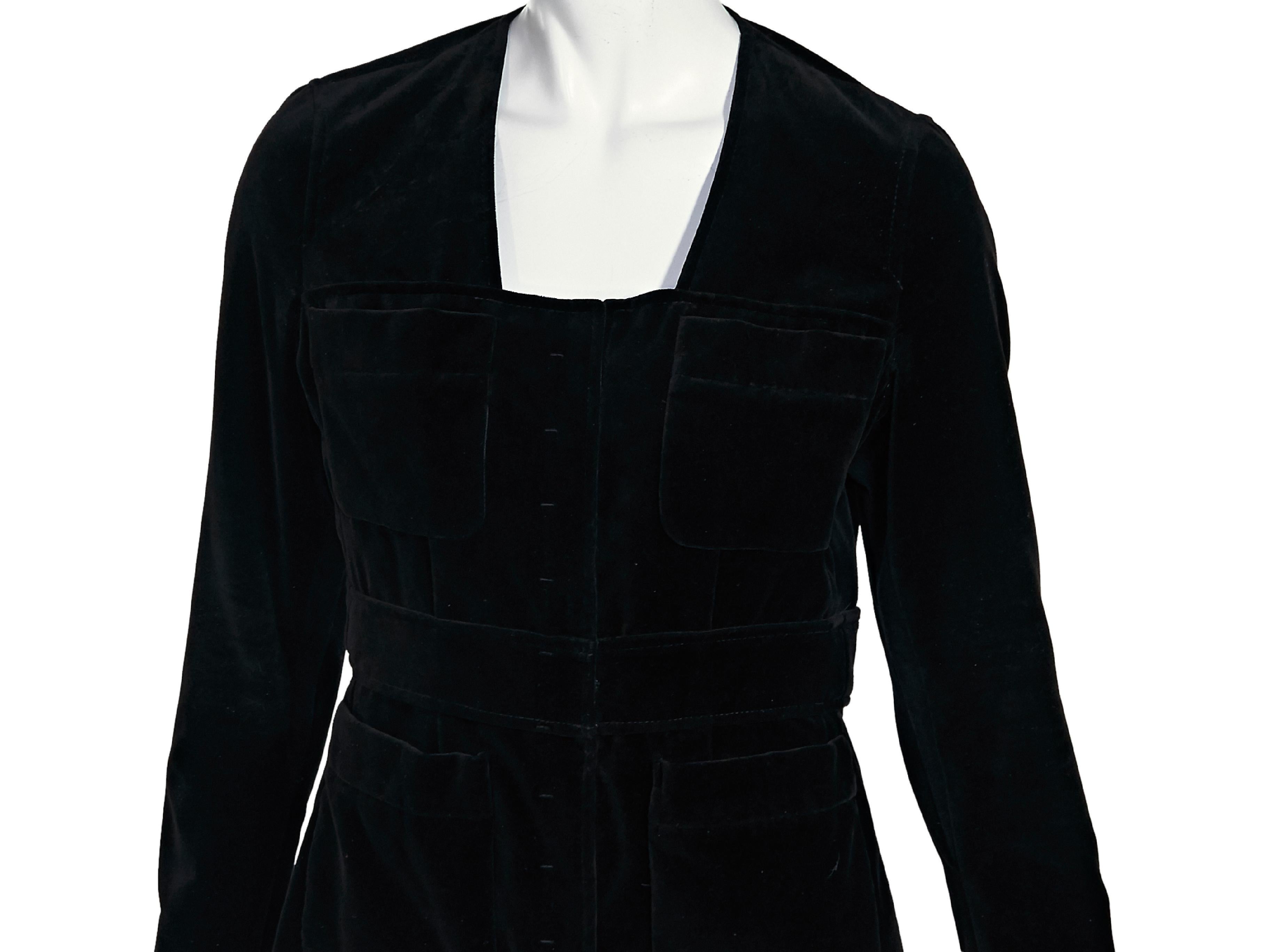 Women's Black Vintage Yves Saint Laurent Rive Gauche Velvet Jacket