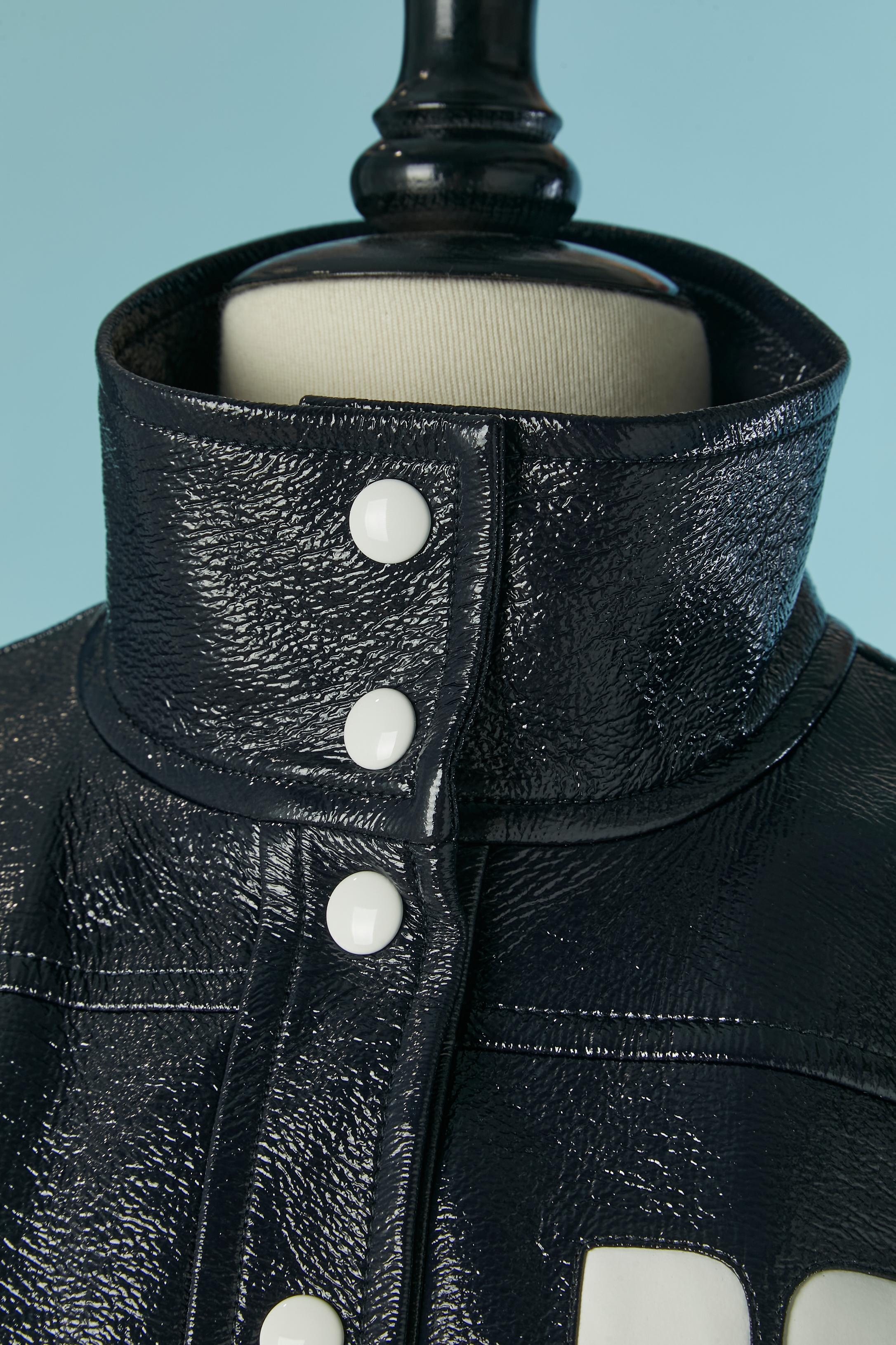 Chaqueta de vinilo negro COURRÈGES Negro en venta