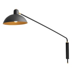 Black Waldorf Wall Large Sconce, Softwire