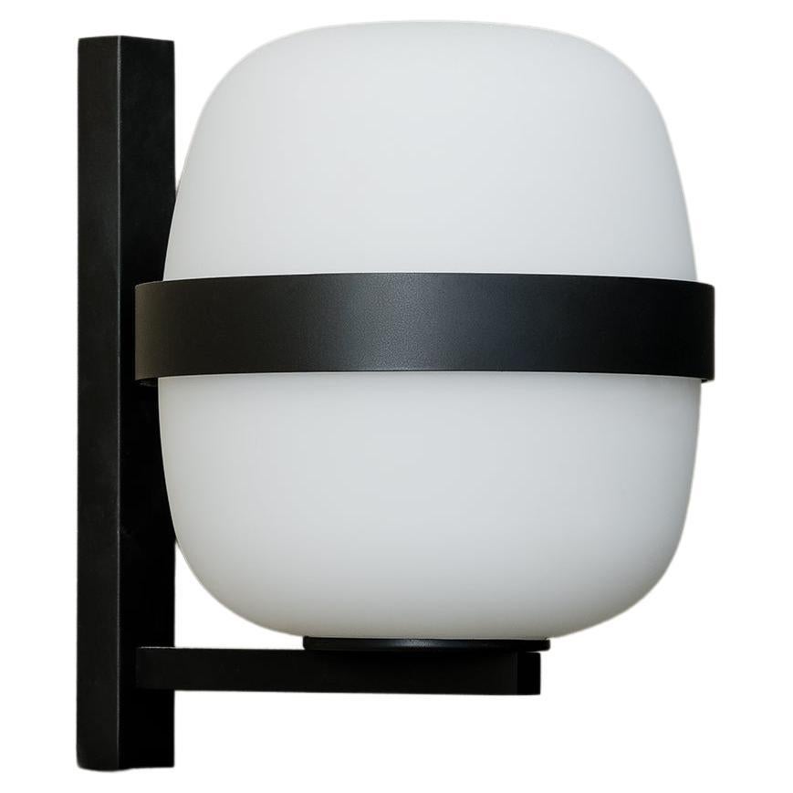 Black Wally Wall Lamp by Miguel Milá For Sale