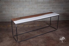 Black Walnut and Cambria Quartz Console