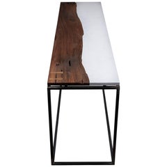 Black Walnut and Cambria Quartz Console