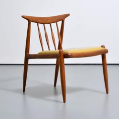 Black Walnut and Leather Lounge Chair attr. Sam Maloof, 1960s