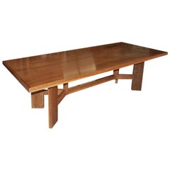 Black Walnut Dining Table, Custom Made by Petersen Antiques