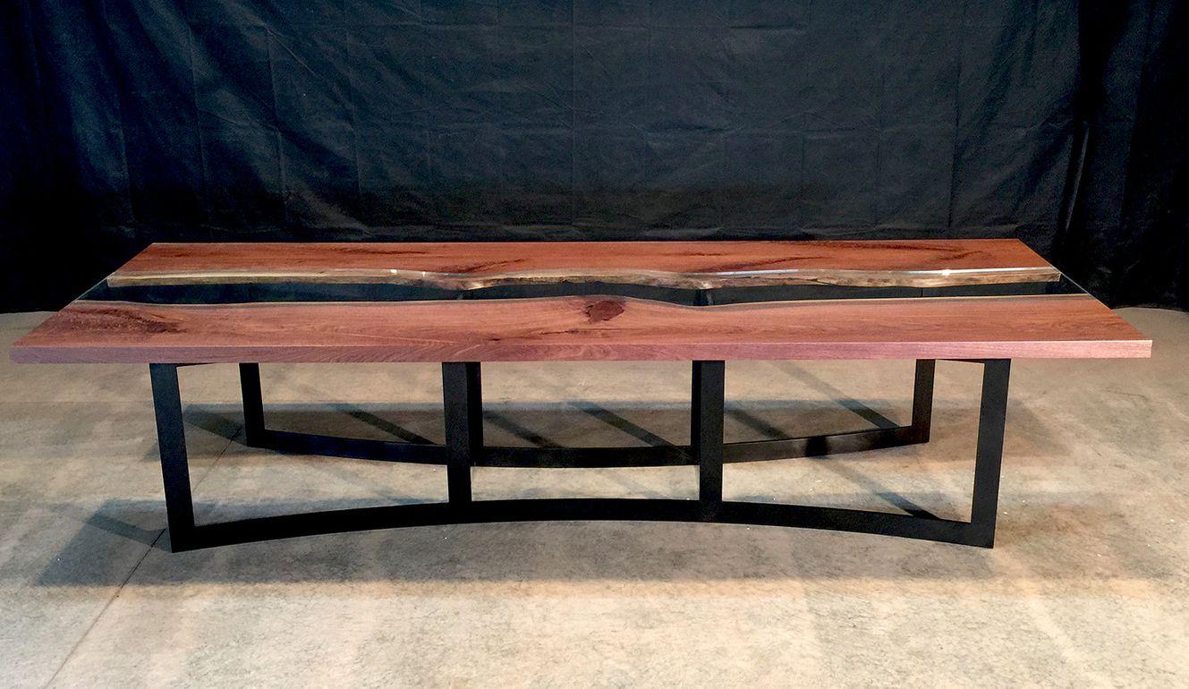 Black Walnut Dining Table In New Condition For Sale In Hobart, NY