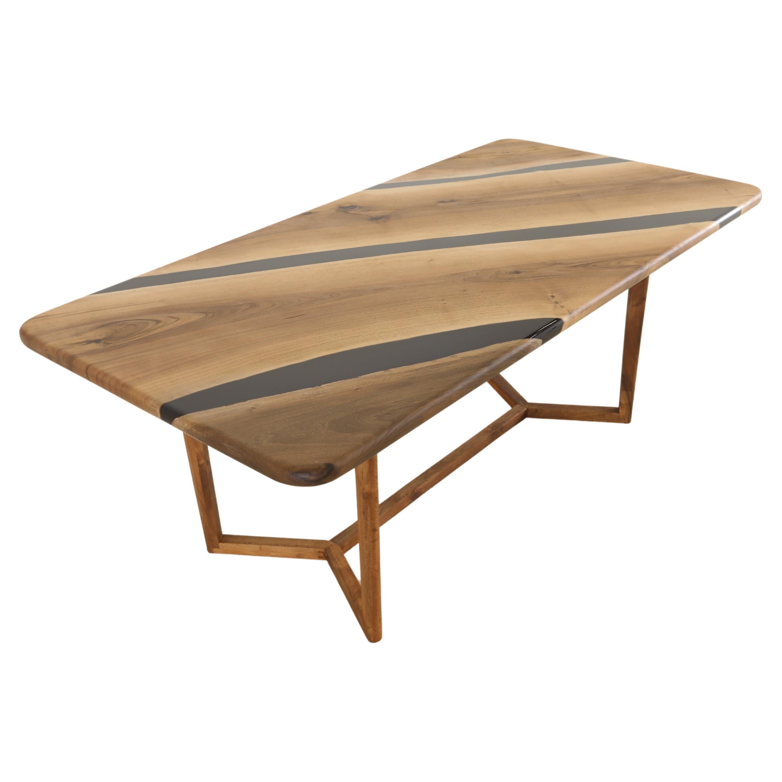 Black Walnut Dining Table For Sale