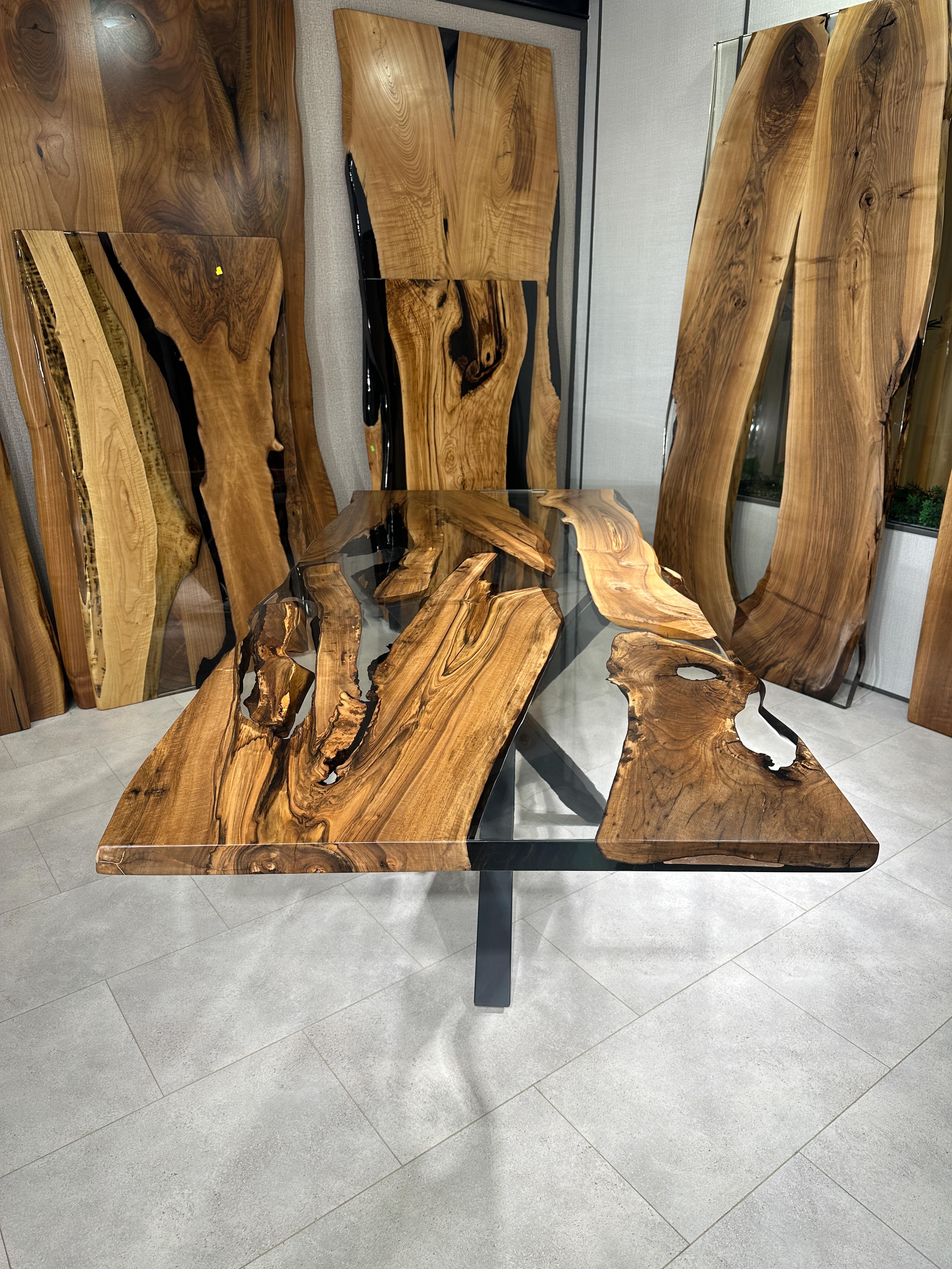 Black Walnut Dining Table With Spider Leg For Sale 2