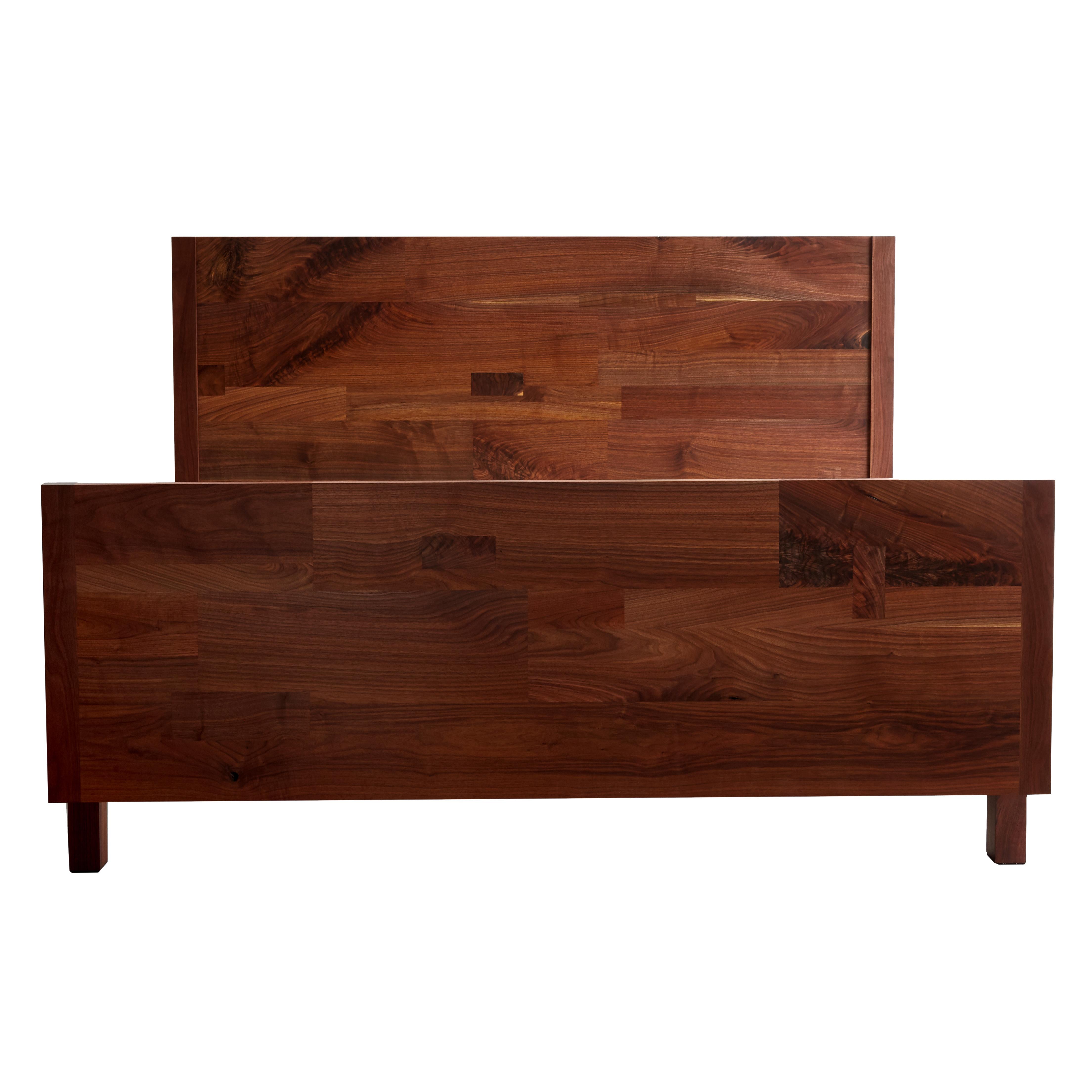 Timeless in it's design, New York Heartwoods' King-sized Walnut Perri Bed is handcrafted employing traditional joinery techniques and breaks down for easy transport and assembly. Built to last, each bed is comprised of a solid black walnut frame