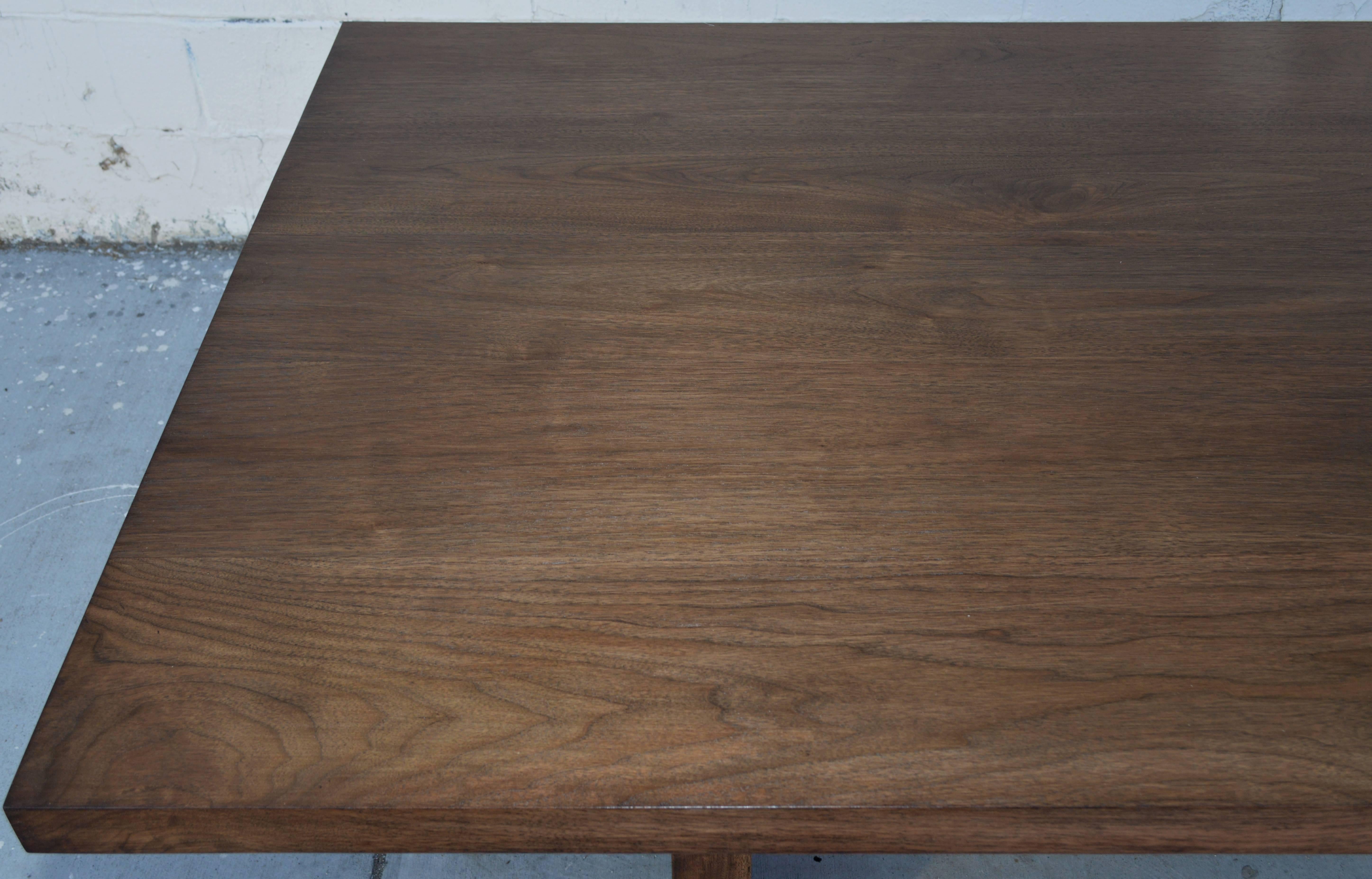 Ida Trestle Table made from Black Walnut  For Sale 1