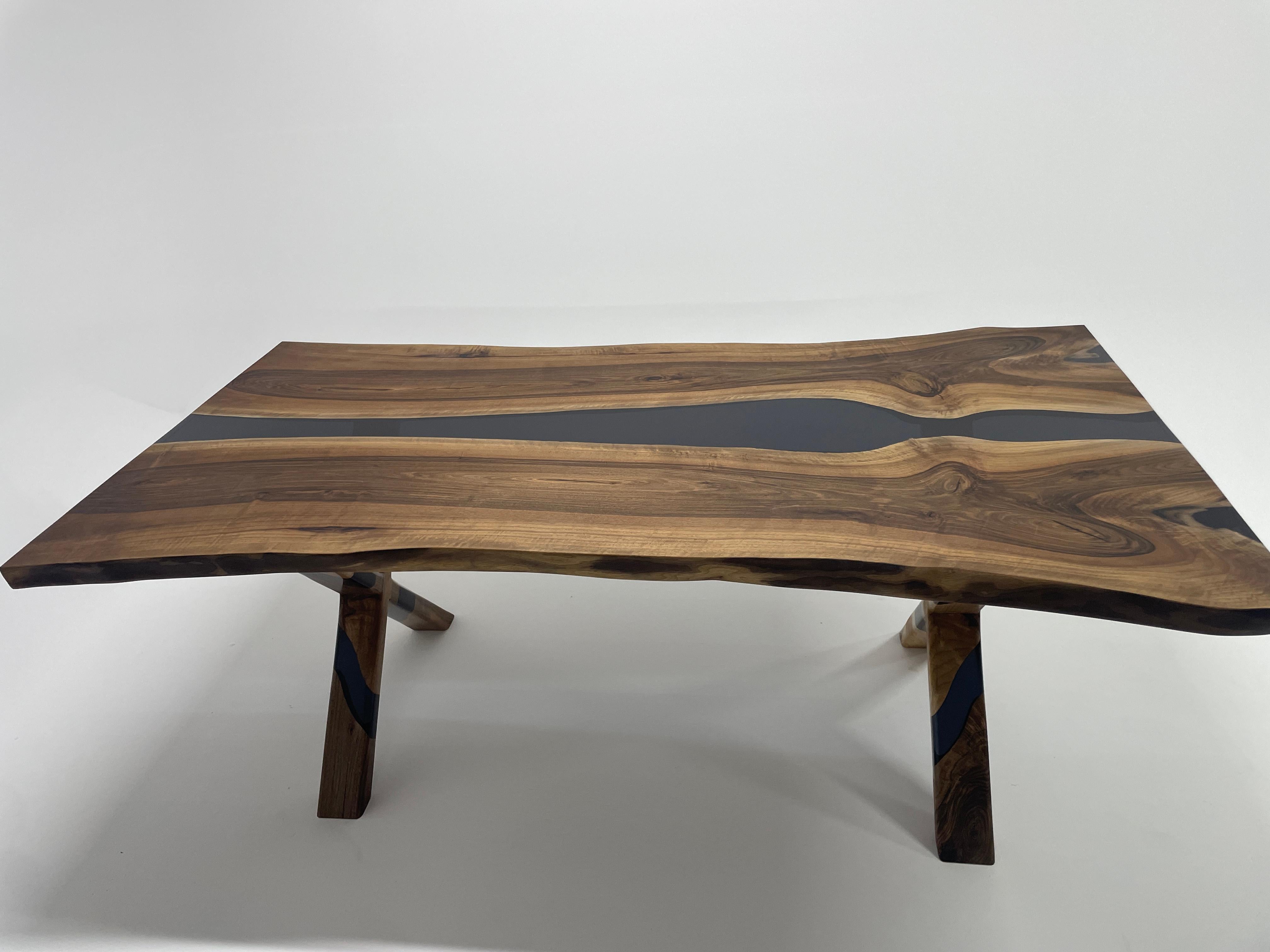 Custom Elaeagnus Wood Epoxy Table

This stunning table is made of Elaeagnus wood. The unique beauty of the natural curves of olive wood combined with blue epoxy is seen in this table.

All woods have its own natural shape. Therefore, each one has