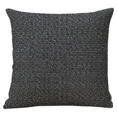 Black Weather Resistant Outdoor Pillow