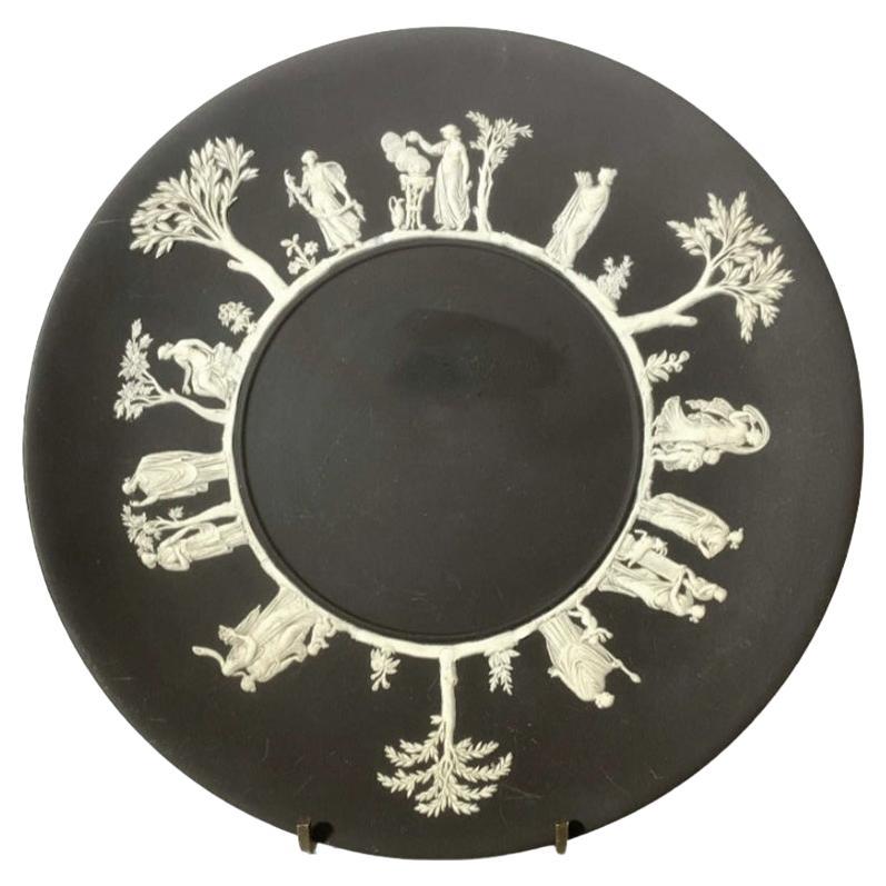 Black Wedgwood Plate For Sale