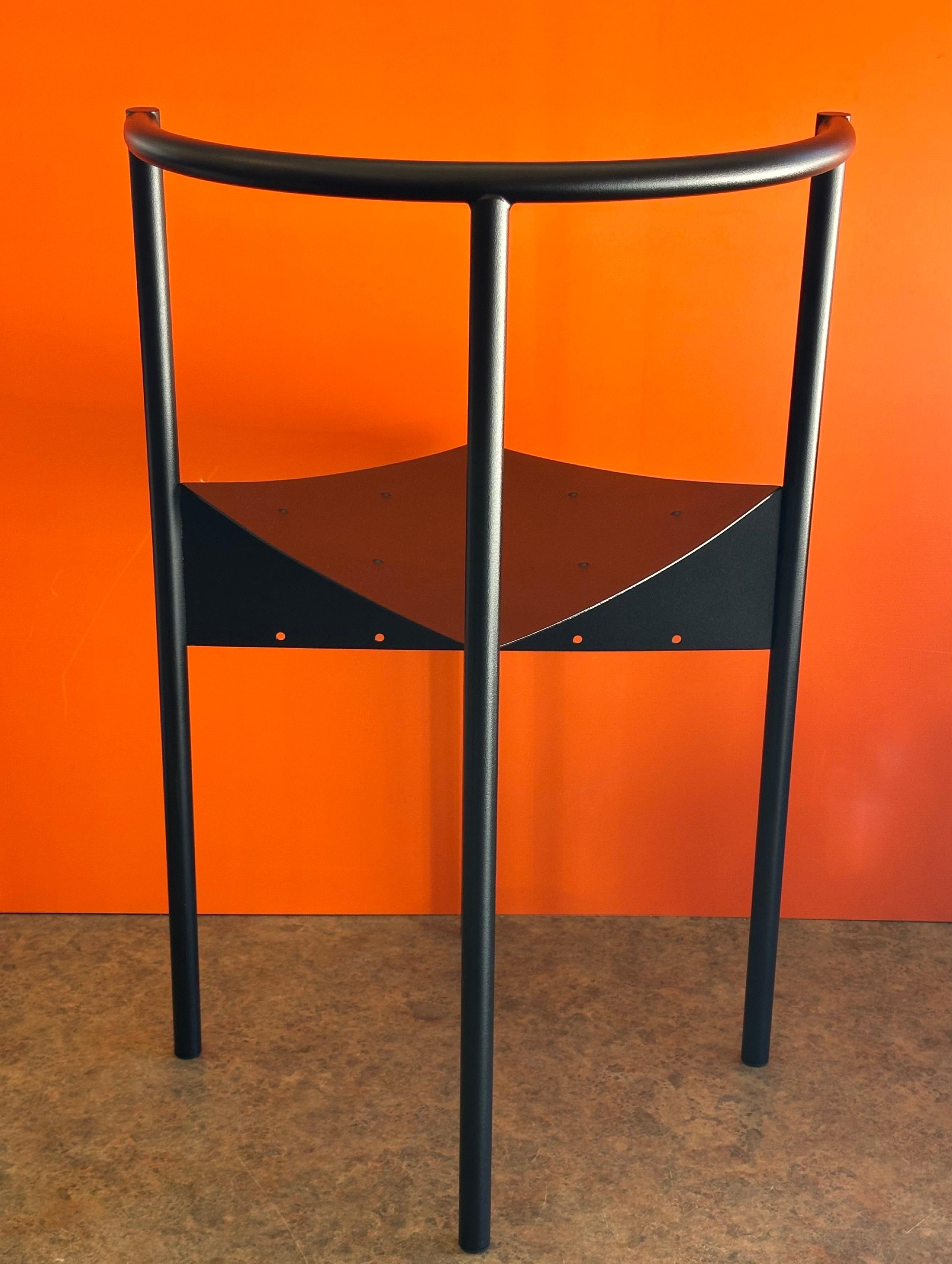 Schwarzer Stuhl „Wendy Wright“ von Philippe Starck für Disform im Angebot 5