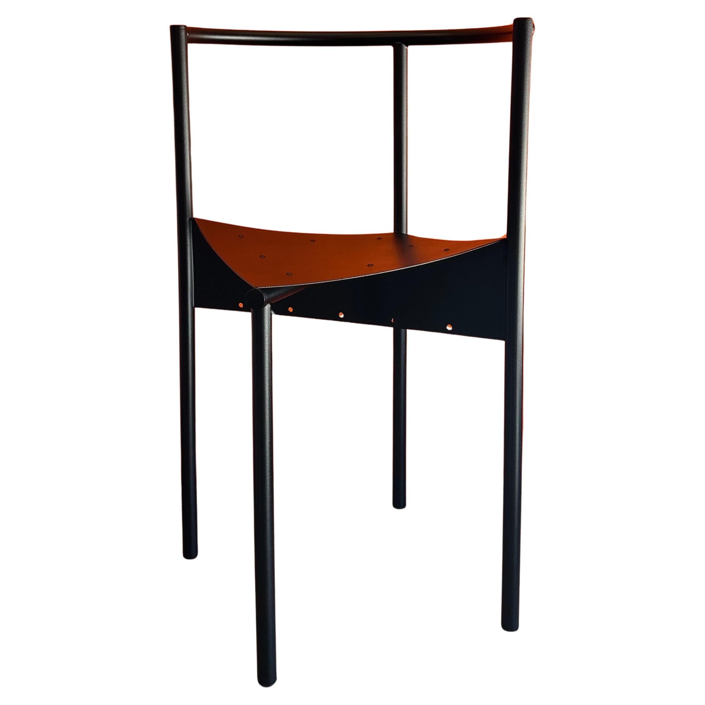 Schwarzer Stuhl „Wendy Wright“ von Philippe Starck für Disform im Angebot 7