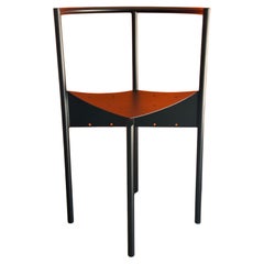 Silla negra "Wendy Wright" de Philippe Starck para Disform