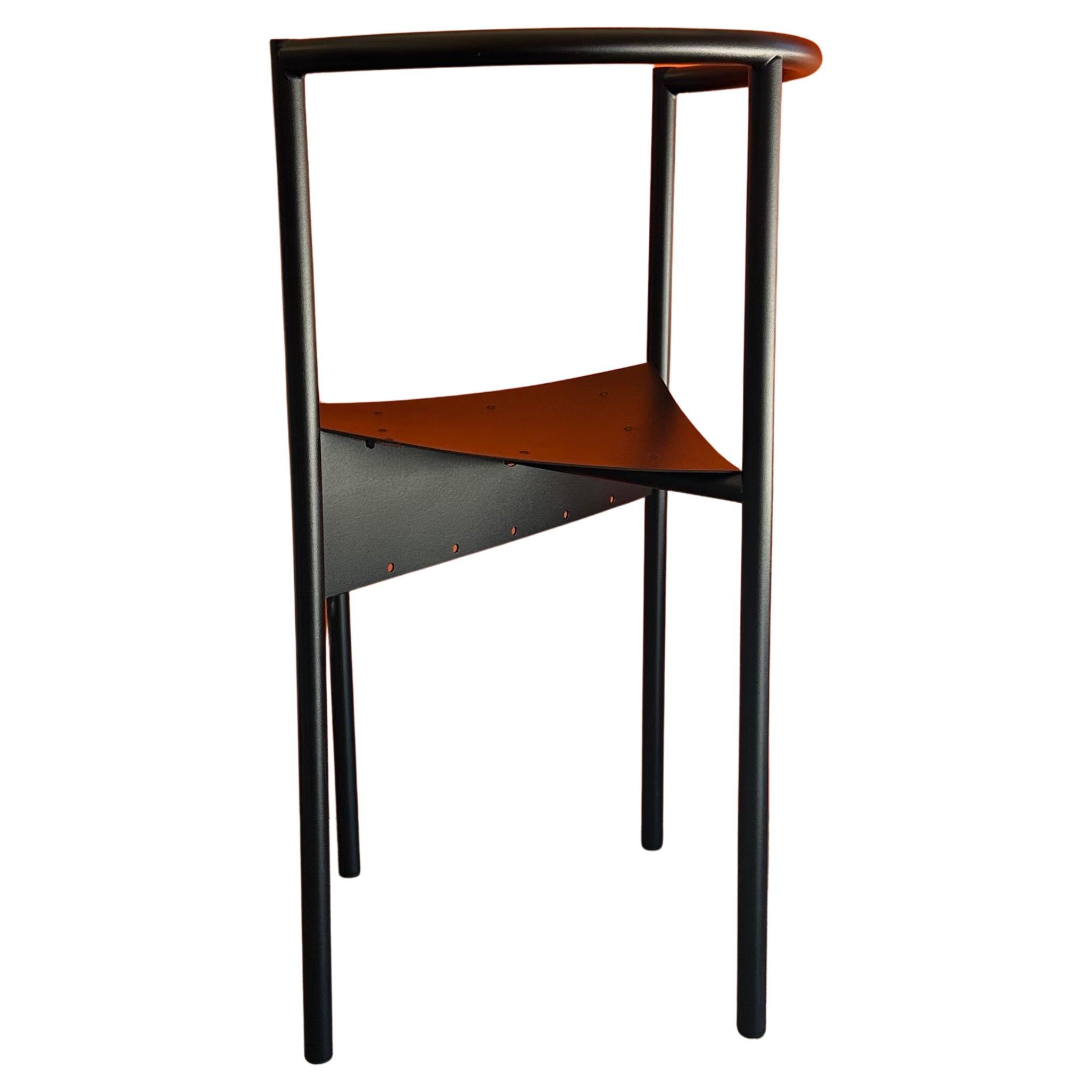 Schwarzer Stuhl „Wendy Wright“ von Philippe Starck für Disform (Postmoderne) im Angebot