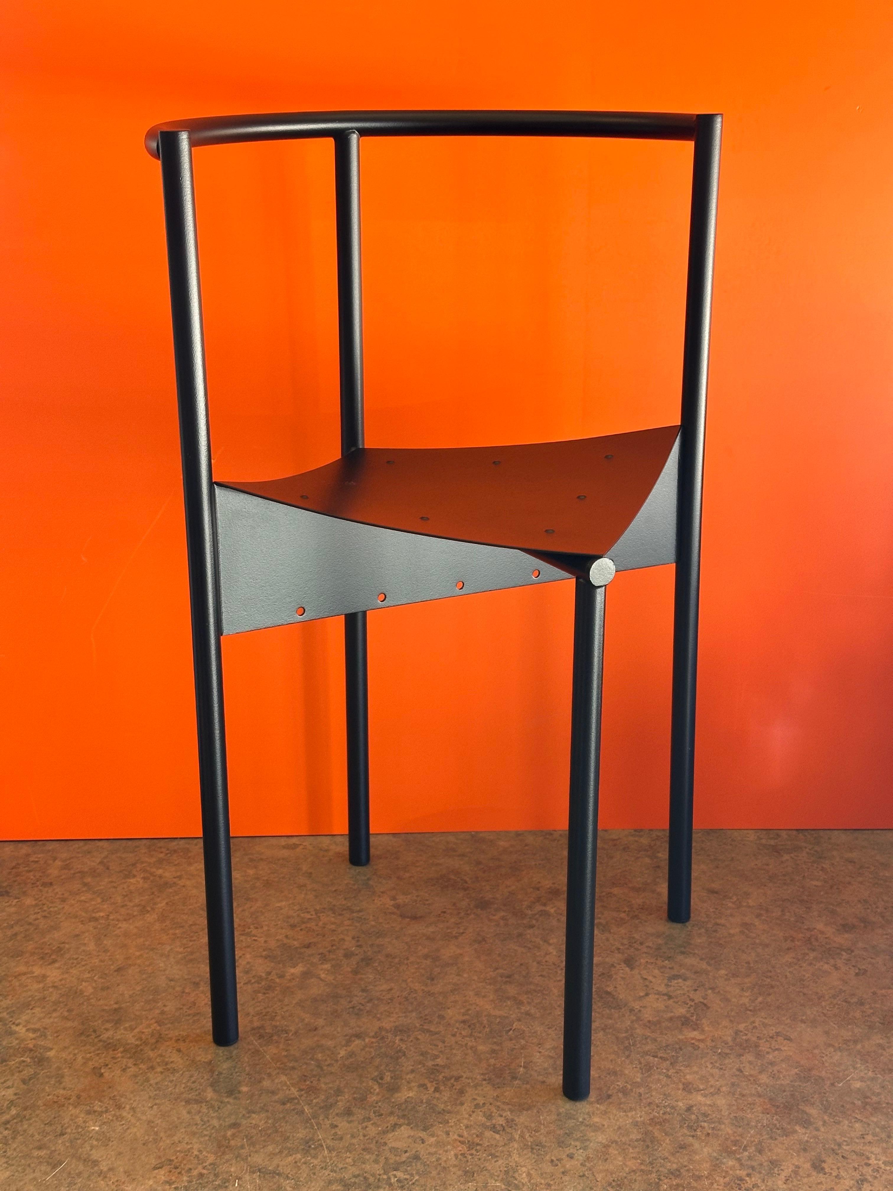 Chaise noire Wendy Wright de Philippe Starck pour Disform en vente 1