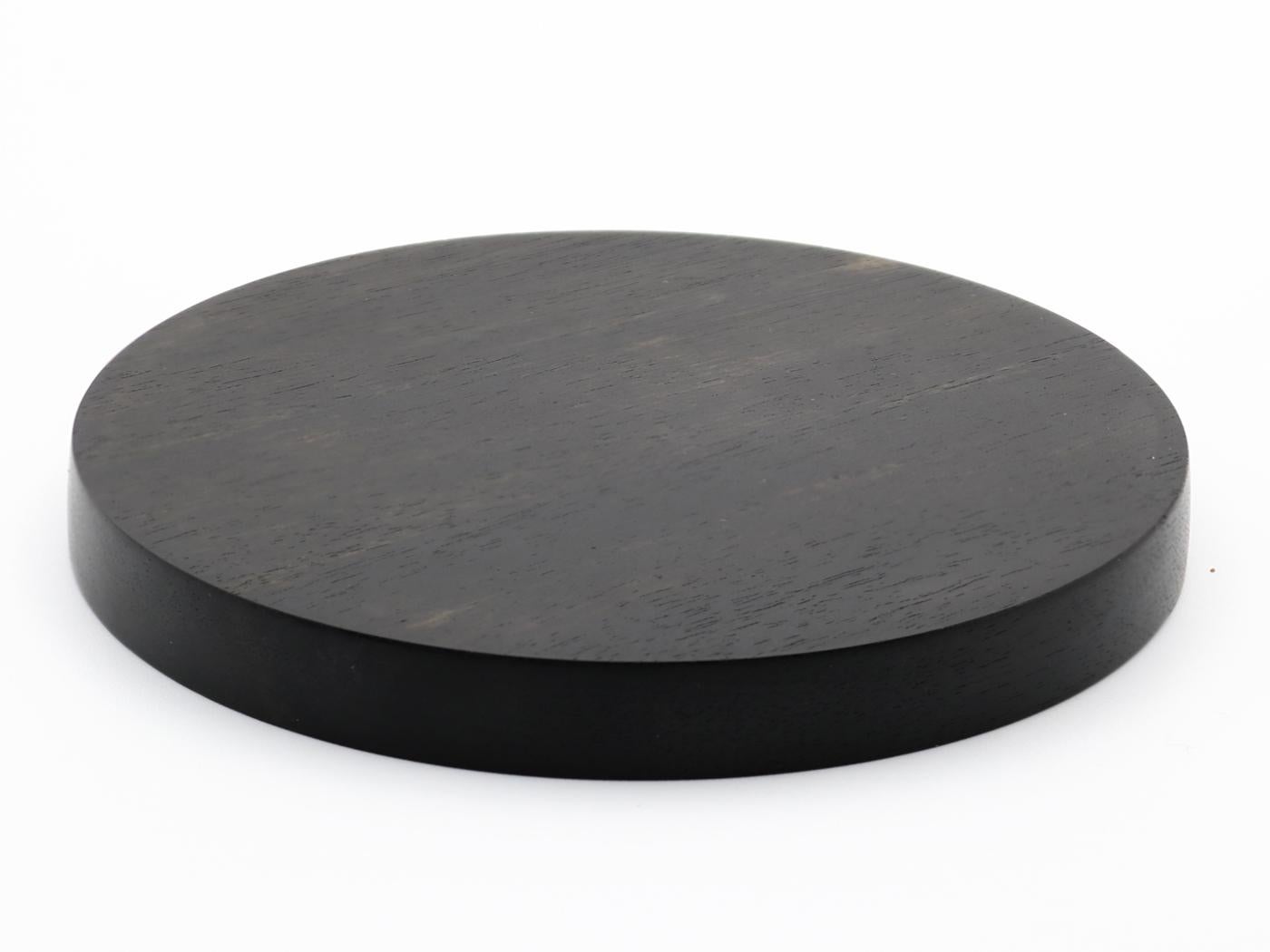 Minimaliste Base en Wood Wood noir, petite, chargeur sans fil 15W en vente