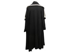 Black & White Alexander McQueen Wool Longline Cardigan Size US M