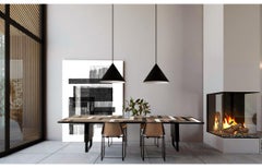 Domino Mid-Century Modern Dining Table by Larissa Batista