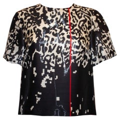 Black , White and Red Top by Preen
