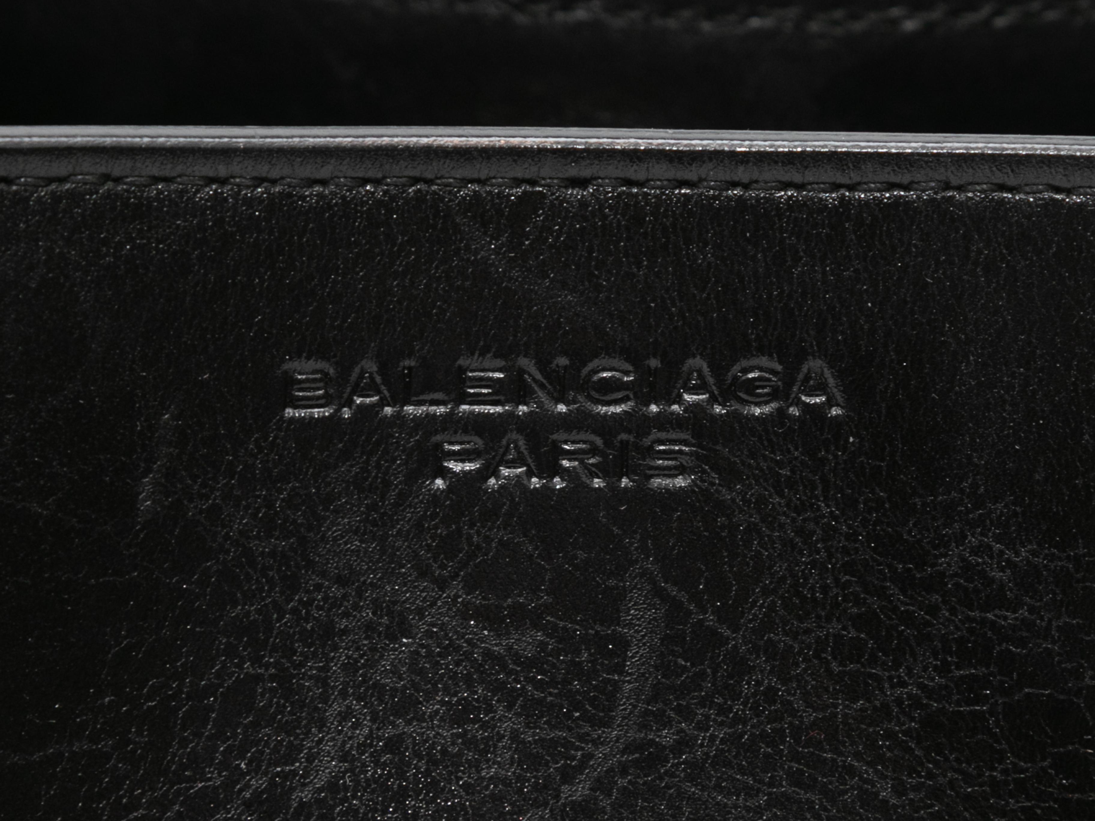 Black & White Balenciaga Everyday Bucket Tote Bag For Sale 2