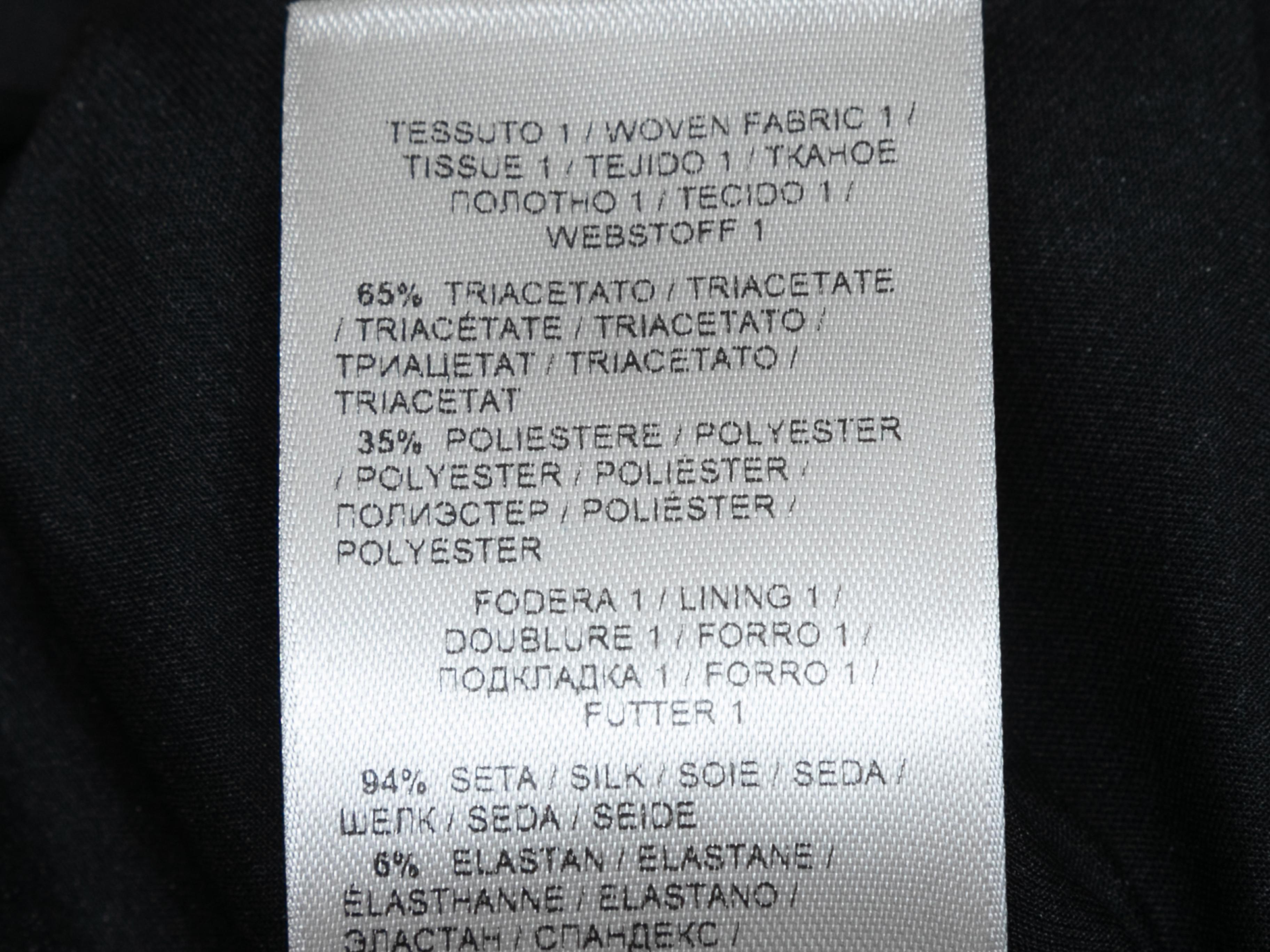Schwarz-weißes Bottega Veneta Kleid mit Schmetterlingsdruck in Schwarz & Weiß Größe EU 42 im Angebot 2